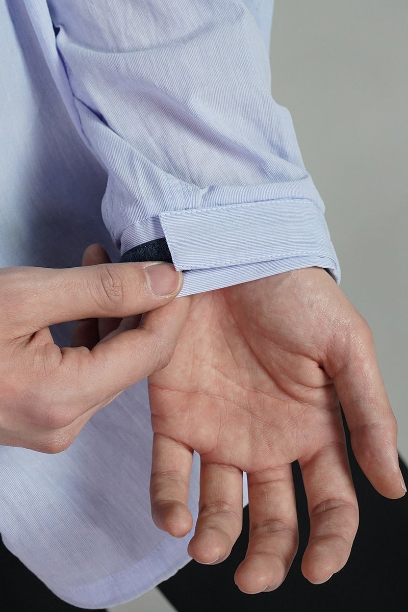 Graphpaper(グラフペーパー) Seersucker Pullover Shirt シアーサッカープルオーバーシャツ GU261-50445