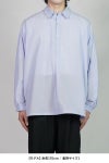 Graphpaper(グラフペーパー) Seersucker Pullover Shirt シアーサッカープルオーバーシャツ GU261-50445
