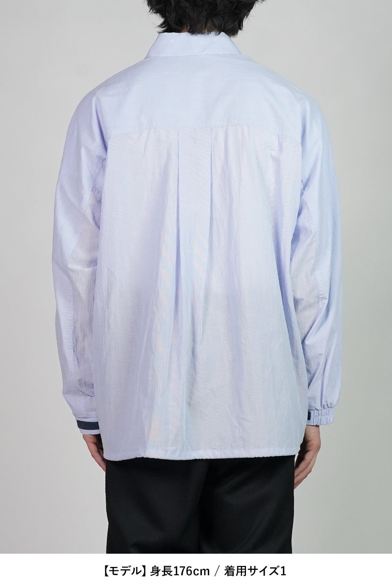 Graphpaper(グラフペーパー) Seersucker Pullover Shirt シアーサッカープルオーバーシャツ GU261-50445