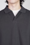 Graphpaper(グラフペーパー) Cotton Pique Jersey S/S Skipper Polo コットンピケジャージー半袖スキッパーポロシャツ GU261-70416