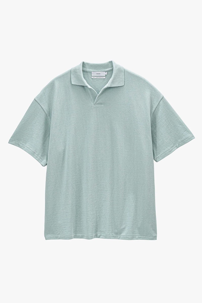 Graphpaper(グラフペーパー) Cotton Pique Jersey S/S Skipper Polo コットンピケジャージー半袖スキッパーポロシャツ GU261-70416