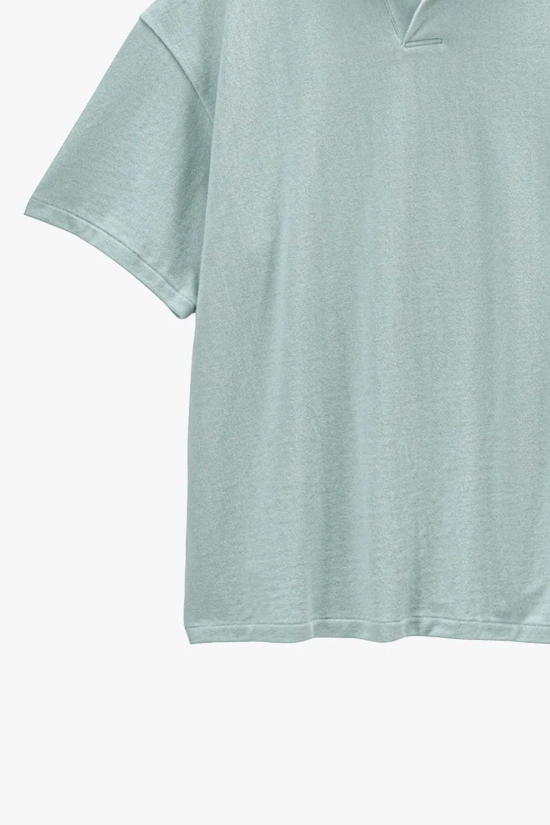 Graphpaper(グラフペーパー) Cotton Pique Jersey S/S Skipper Polo コットンピケジャージー半袖スキッパーポロシャツ GU261-70416