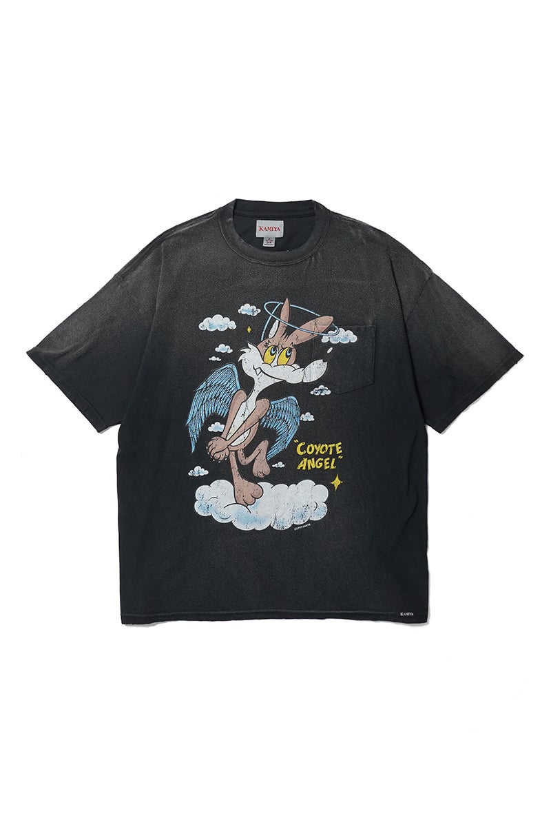KAMIYA(カミヤ) "COYOTE ANGEL" Pocket Tee コヨーテエンジェル ポケットTシャツ G16TS089