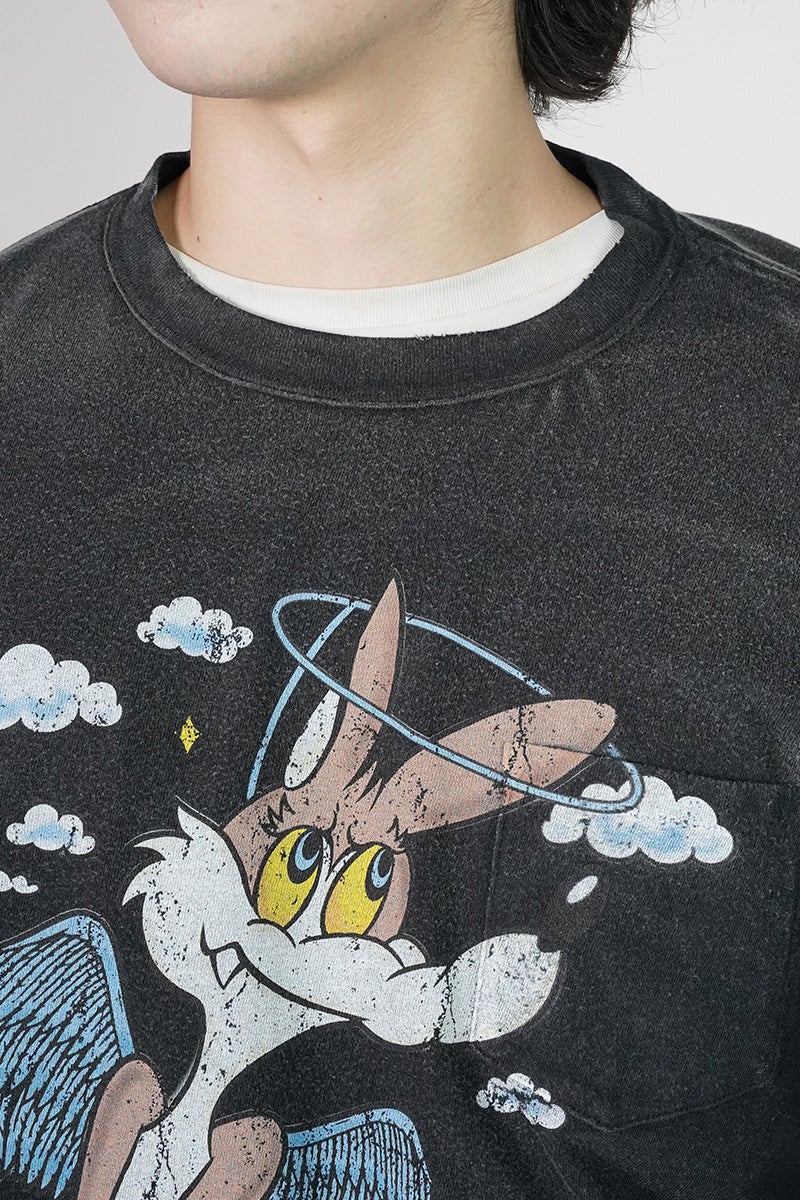 KAMIYA(カミヤ) "COYOTE ANGEL" Pocket Tee コヨーテエンジェル ポケットTシャツ G16TS089