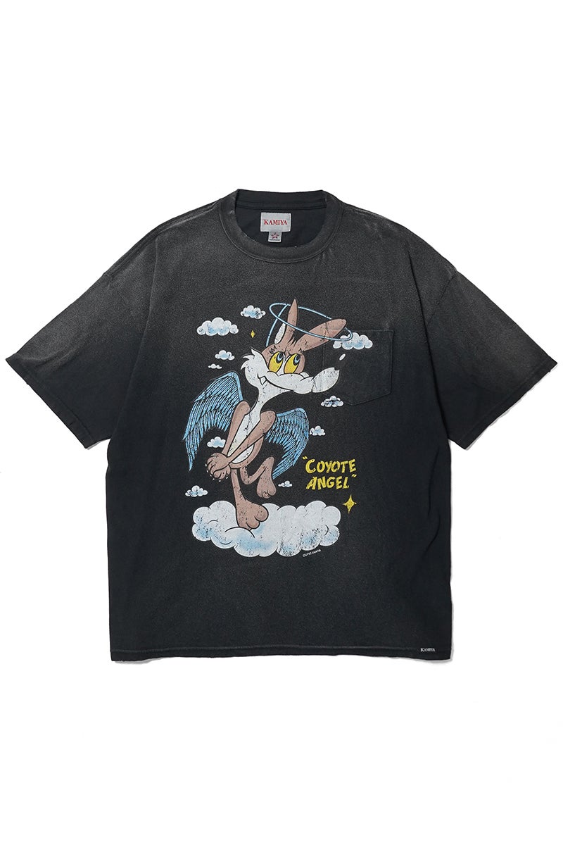 KAMIYA(カミヤ) "COYOTE ANGEL" Pocket Tee コヨーテエンジェル ポケットTシャツ G16TS089