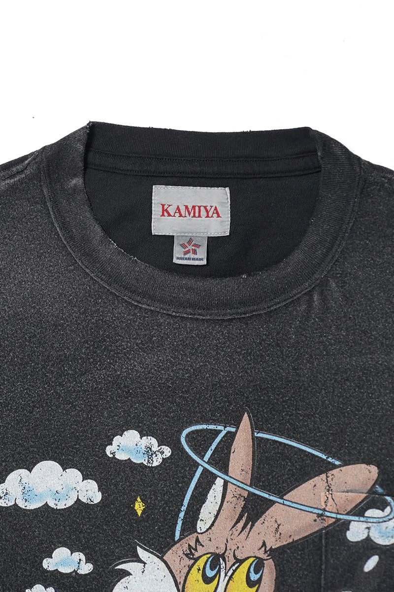 KAMIYA(カミヤ) "COYOTE ANGEL" Pocket Tee コヨーテエンジェル ポケットTシャツ G16TS089