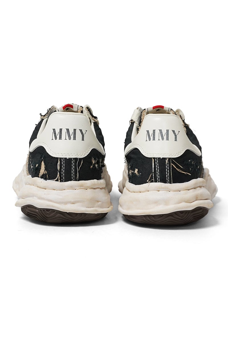  Maison MIHARA YASUHIRO(メゾン ミハラヤスヒロ) BLAKEY / original sole ripping and over dyeing canvas Low -Top sneaker ベイカー リッピングオーバーダイ A16FW729