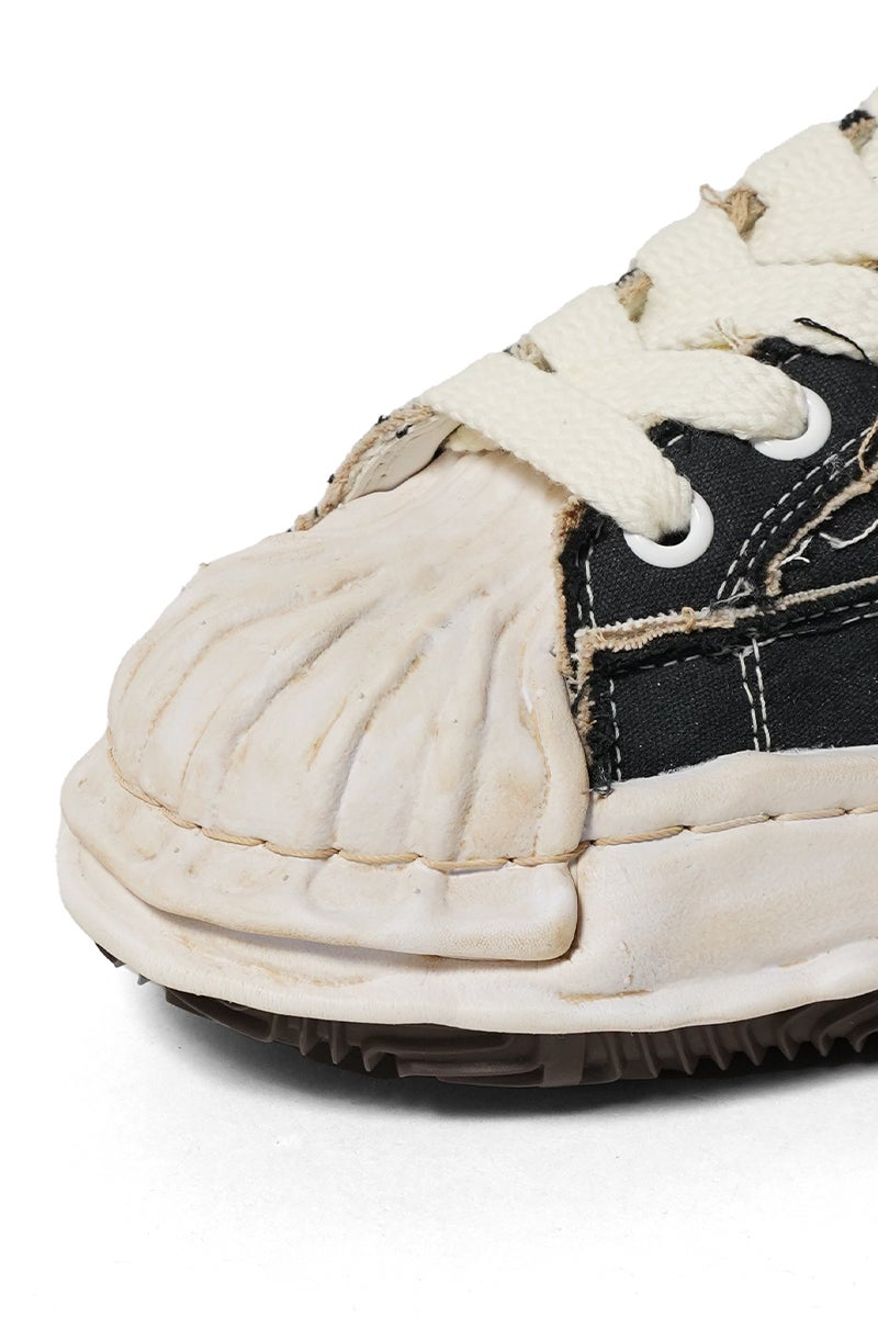  Maison MIHARA YASUHIRO(メゾン ミハラヤスヒロ) BLAKEY / original sole ripping and over dyeing canvas Low -Top sneaker ベイカー リッピングオーバーダイ A16FW729
