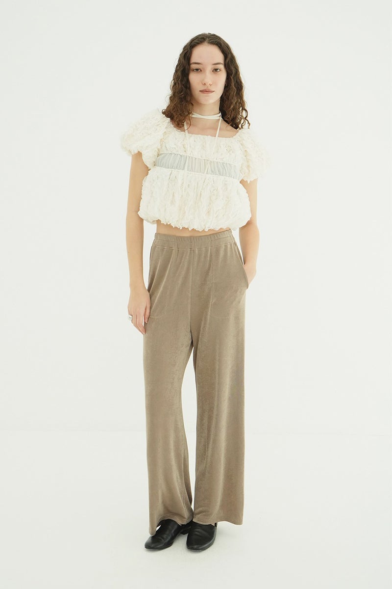 CLANE(クラネ) BRIGHT JERSEY PANTS ブライドジャージーパンツ 10110-7203