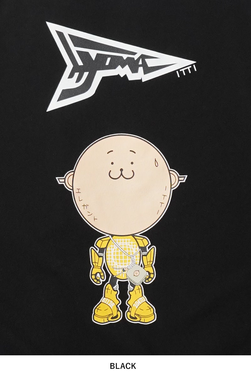 ITTI(イッチ) MARY COCOON POCKET SHORT-SLEEVE CUTSEW / HYOMA マリーコクーン半袖ポケットTシャツ ヒョーマ君 ITTI-GOODS-103-HYM