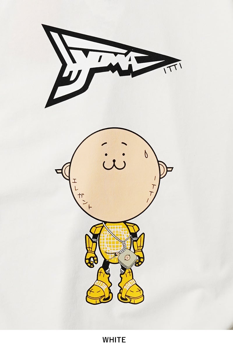 ITTI(イッチ) MARY COCOON POCKET SHORT-SLEEVE CUTSEW / HYOMA マリーコクーン半袖ポケットTシャツ ヒョーマ君 ITTI-GOODS-103-HYM