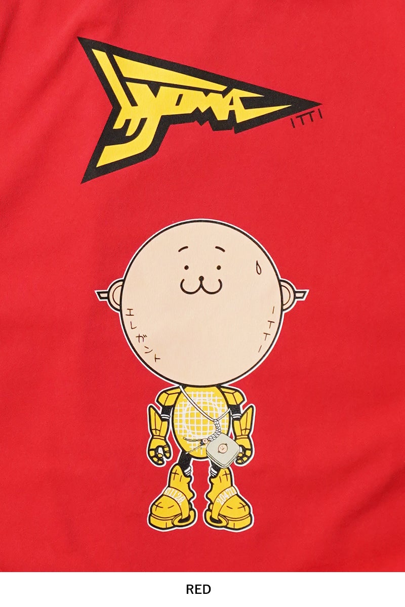 ITTI(イッチ) MARY COCOON POCKET SHORT-SLEEVE CUTSEW / HYOMA マリーコクーン半袖ポケットTシャツ ヒョーマ君 ITTI-GOODS-103-HYM