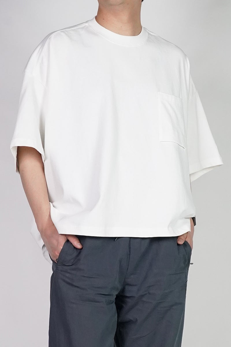 ITTI × Hyoma コラボ Tシャツ ホワイト 新品未使用 ITTI(イッチ) | ITTI(イッチ) MARY COCOON POCKET SHORT-SLEEVE CUTSEW
