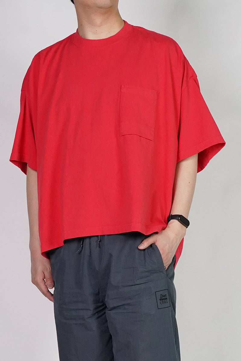 ITTI(イッチ) MARY COCOON POCKET SHORT-SLEEVE CUTSEW / HYOMA マリーコクーン半袖ポケットTシャツ ヒョーマ君 ITTI-GOODS-103-HYM