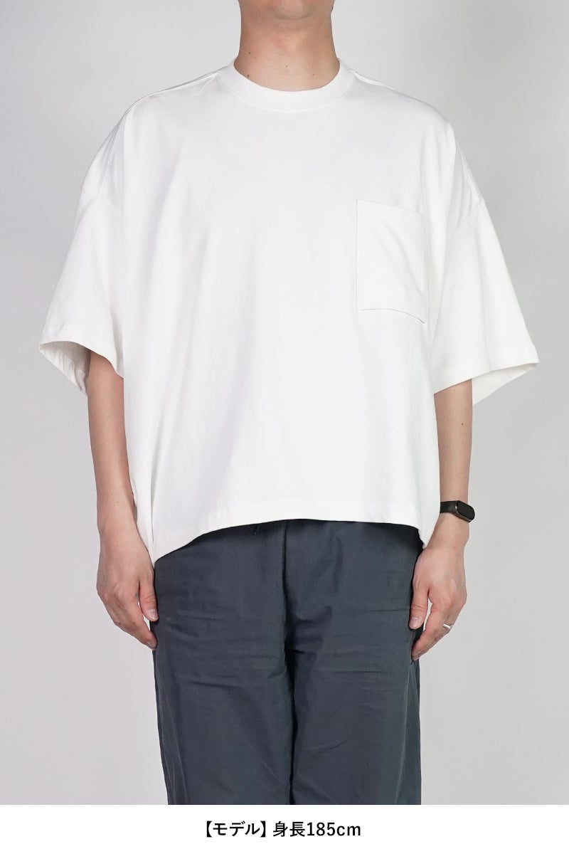 ITTI(イッチ) MARY COCOON POCKET SHORT-SLEEVE CUTSEW / HYOMA マリーコクーン半袖ポケットTシャツ ヒョーマ君 ITTI-GOODS-103-HYM