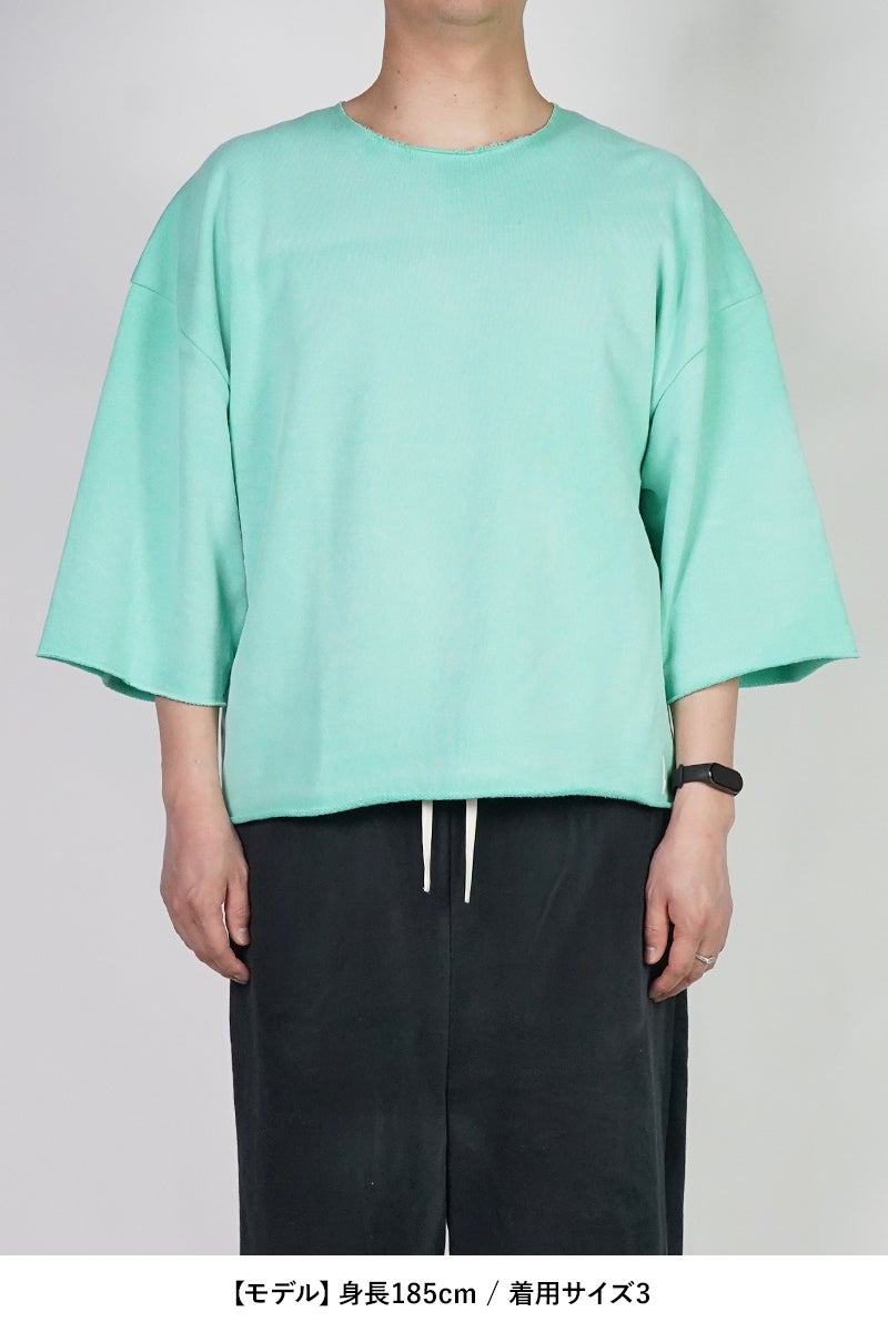 refomed(リフォメッド）10WASH S/S SWEATER 10ウォッシュ半袖スウェット RECU-058
