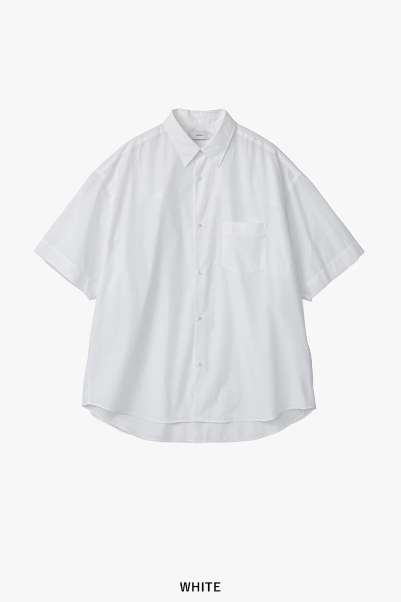 Graphpaper(グラフペーパー)Broad S/S Oversized Regular Collar Shirt ブロードオーバーサイズレギュラーカラー半袖シャツ GM261-50003B