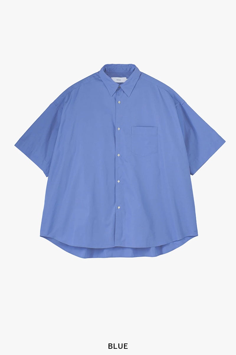 Graphpaper(グラフペーパー)Broad S/S Oversized Regular Collar Shirt ブロードオーバーサイズレギュラーカラー半袖シャツ GM261-50003B