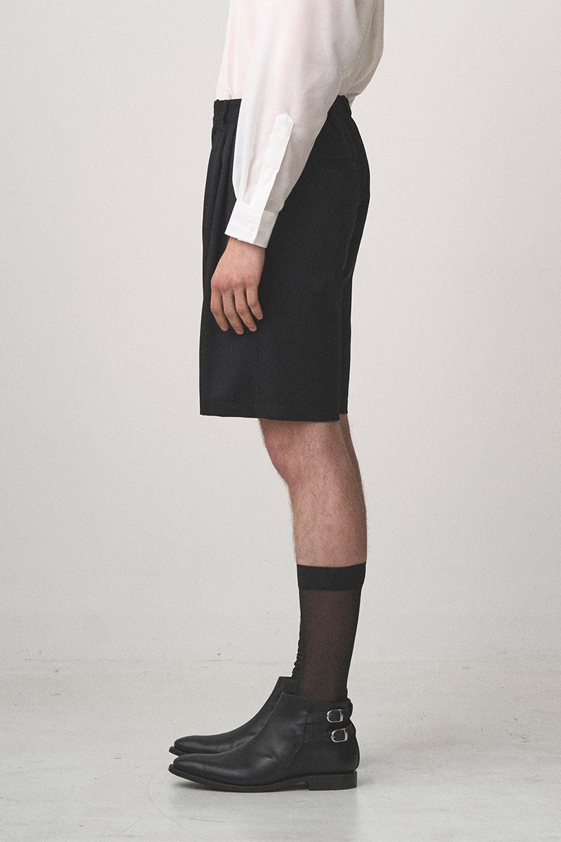 JUHA(ユハ) 2TUCK EASY SHORTS ツータックイージーショーツ 10230804-1