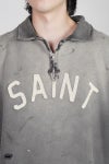  SAINT Mxxxxxx(セントマイケル) SM-MK8-0000-052 / SS HALF ZIP SWEAT / SAINT / CHARCOAL ハーフジップスウェット