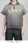 SAINT Mxxxxxx(セントマイケル) SM-MK8-0000-052 / SS HALF ZIP SWEAT / SAINT / CHARCOAL ハーフジップスウェット