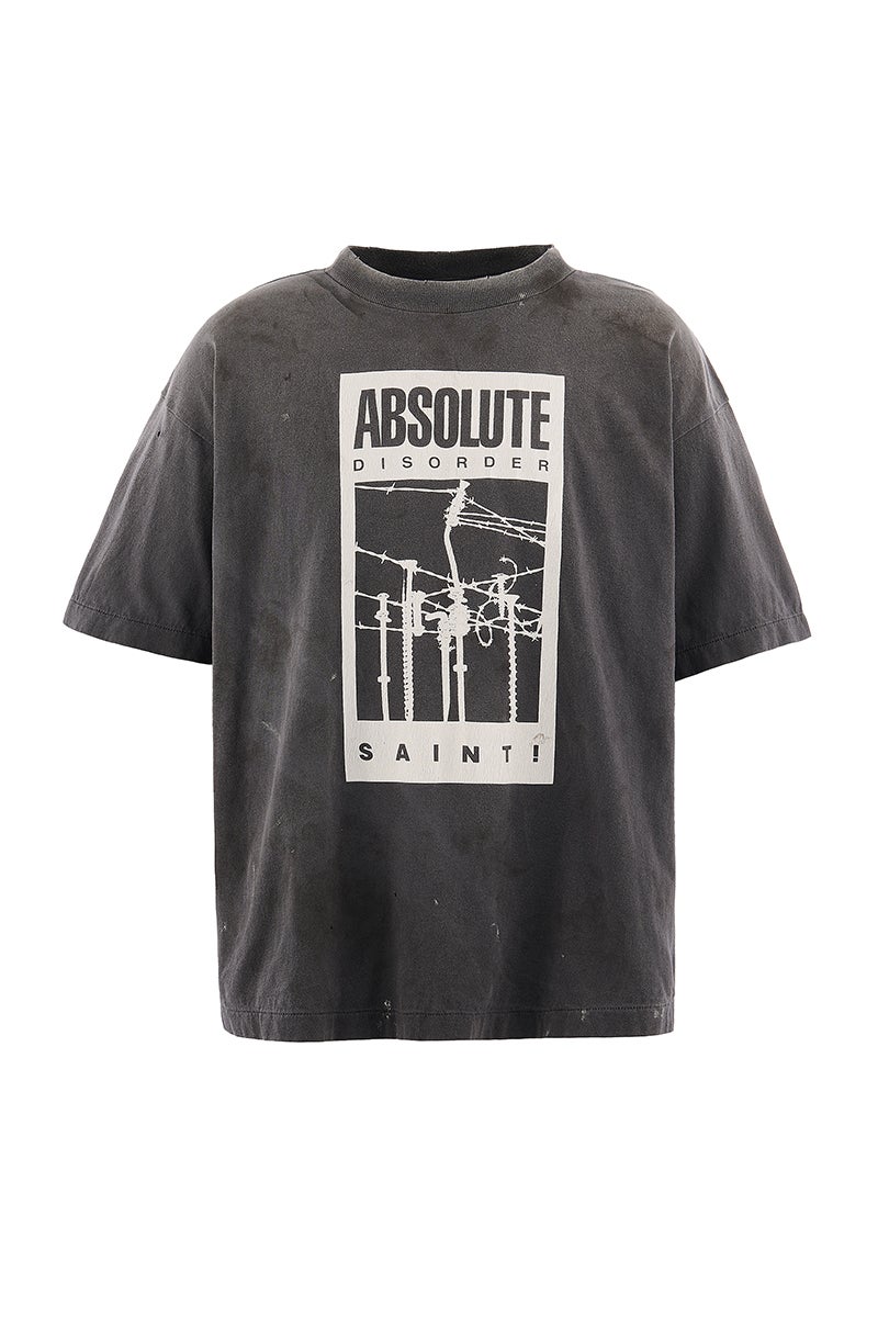SAINT Mxxxxxx(セントマイケル) SM-MK8-0000-C07 / KK_SS T-SHIRT / ABSOLUTE / BLACK 河村康輔 Tシャツ