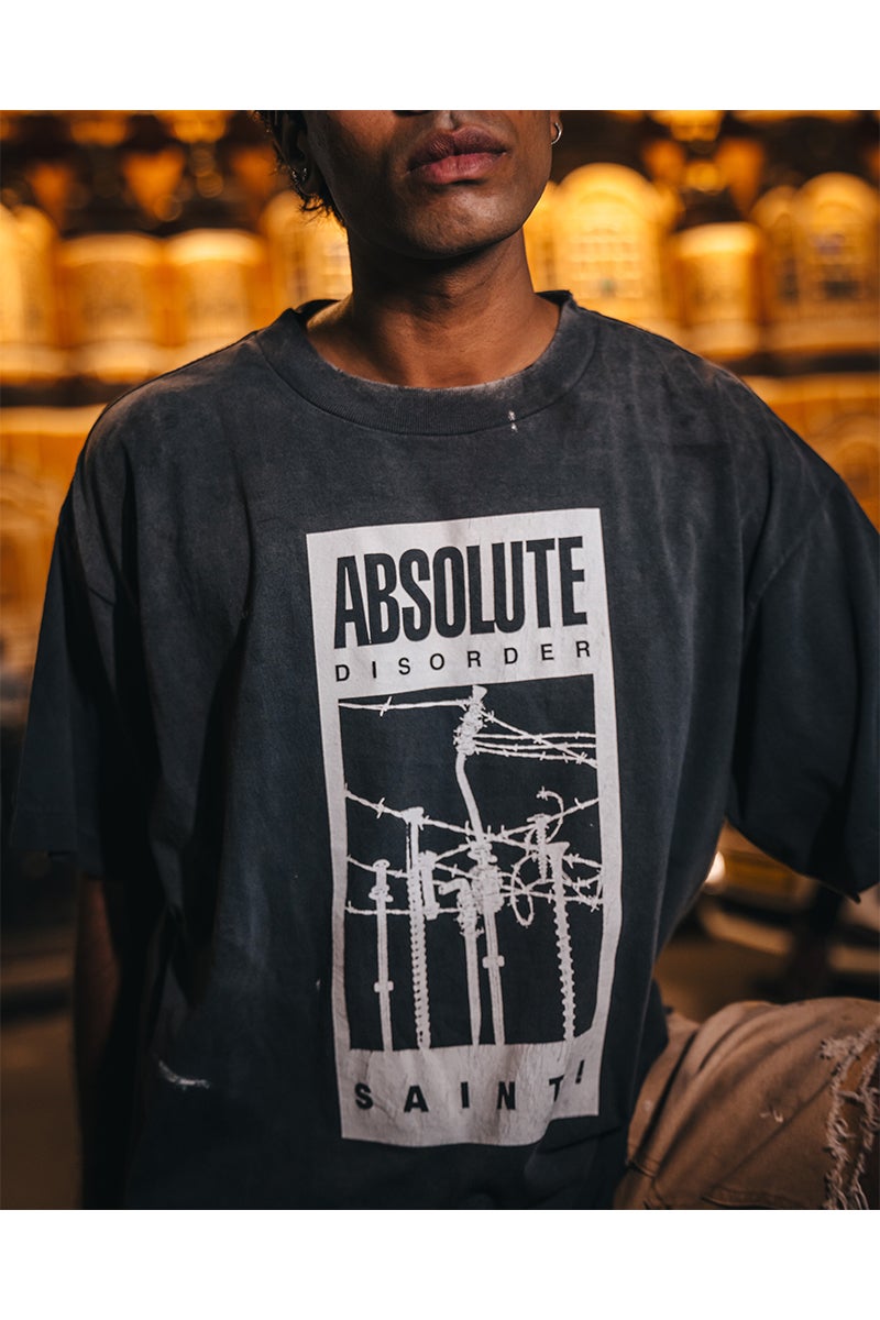 SAINT Mxxxxxx(セントマイケル) SM-MK8-0000-C07 / KK_SS T-SHIRT / ABSOLUTE / BLACK 河村康輔 Tシャツ