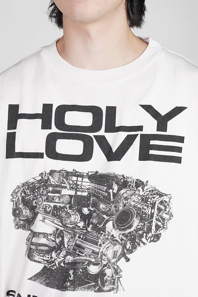 SAINT Mxxxxxx(セントマイケル) SM-MK8-0000-C08 / KK_SS T-SHIRT / HOLY LOVE / WHITE 河村康輔 Tシャツ