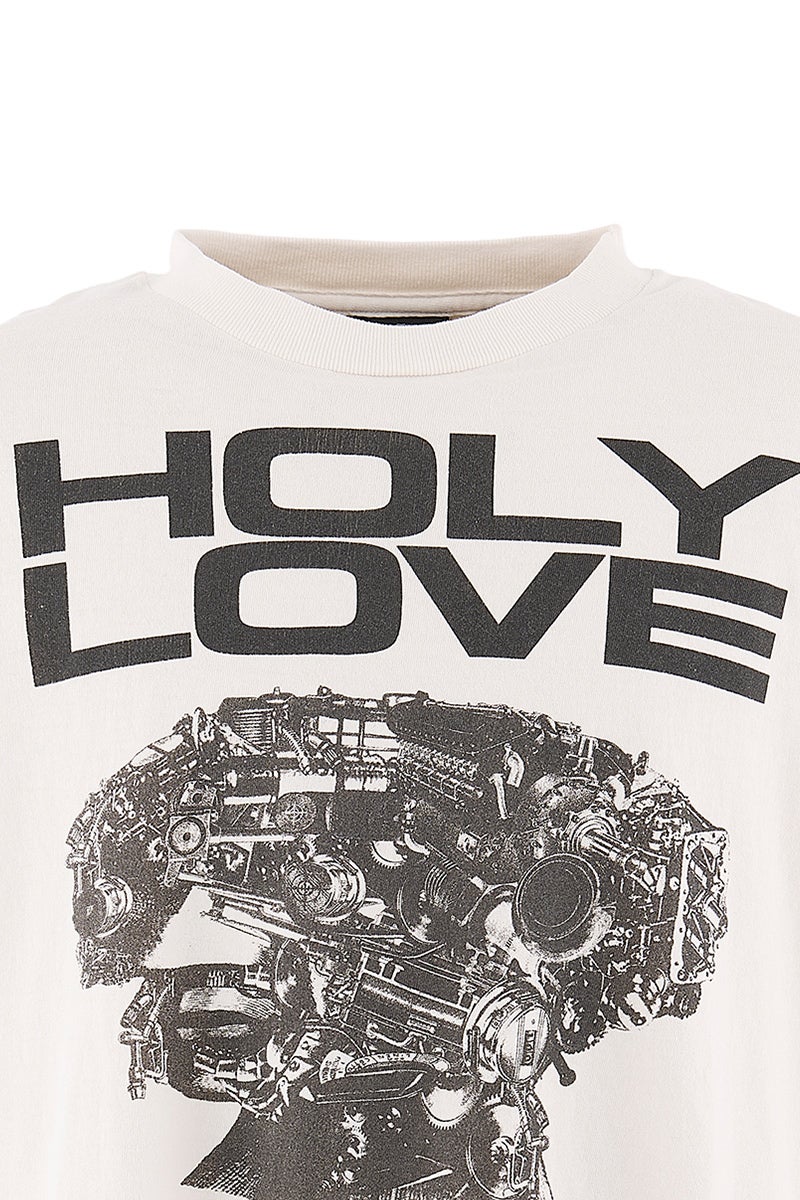 SAINT Mxxxxxx(セントマイケル) SM-MK8-0000-C08 / KK_SS T-SHIRT / HOLY LOVE / WHITE 河村康輔 Tシャツ