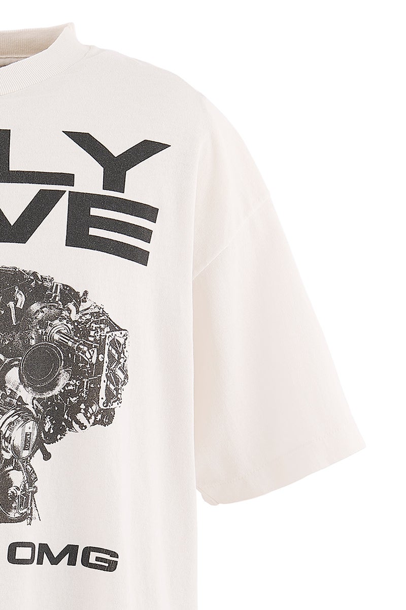 SAINT Mxxxxxx(セントマイケル) SM-MK8-0000-C08 / KK_SS T-SHIRT / HOLY LOVE / WHITE 河村康輔 Tシャツ