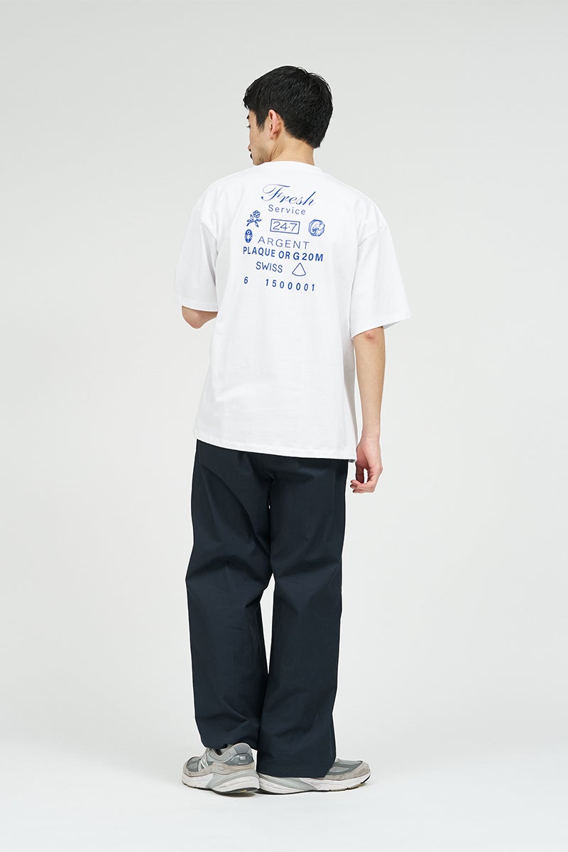 FreshService(フレッシュサービス) CORPORATE PRINTED S/S TEE "TIMEPIECE" コーポレートプリント半袖Tシャツ タイムピース FSC261-70151