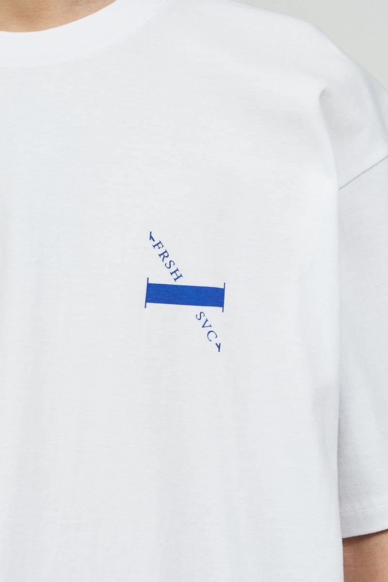 FreshService(フレッシュサービス) CORPORATE PRINTED S/S TEE "TIMEPIECE" コーポレートプリント半袖Tシャツ タイムピース FSC261-70151