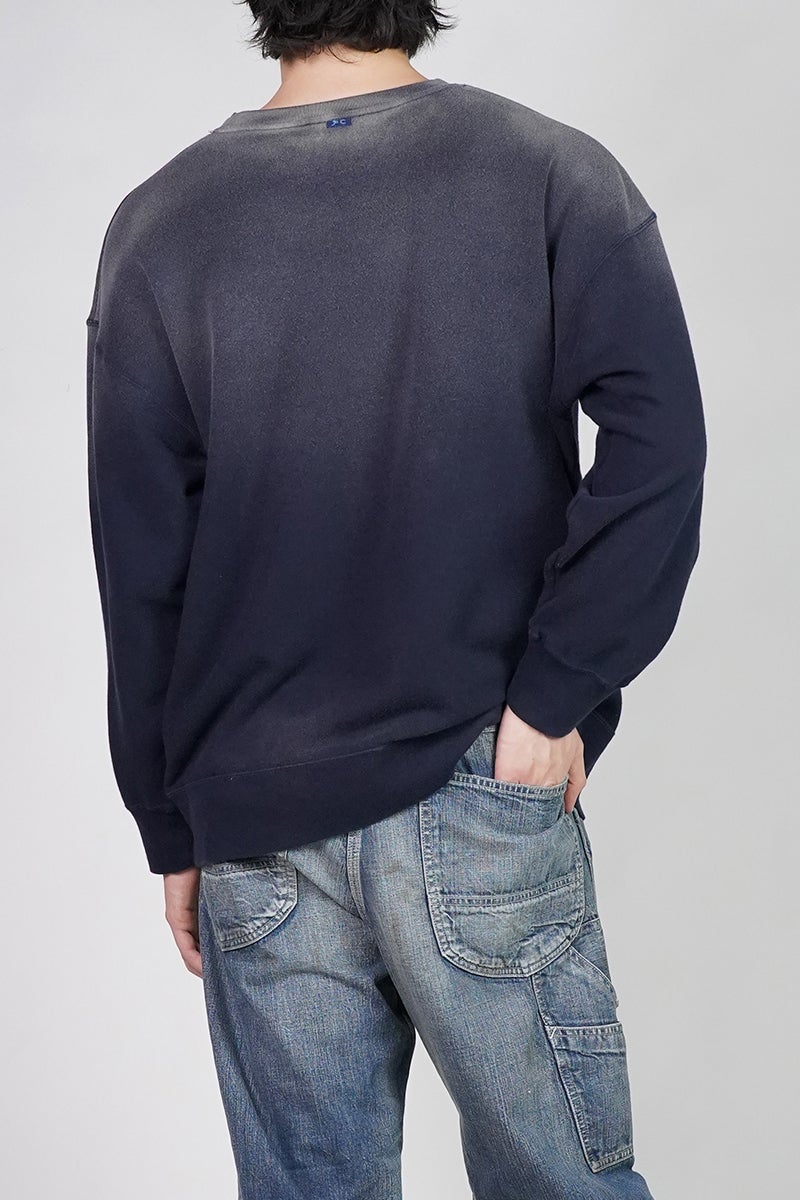 Porter Classic(ポータークラシック) H/W OHARIKO GRAFFITI PEACE COTTON CREWNECK ハンドワークお針子グラフィティピースコットンクルーネックスウェット PC-006-3996