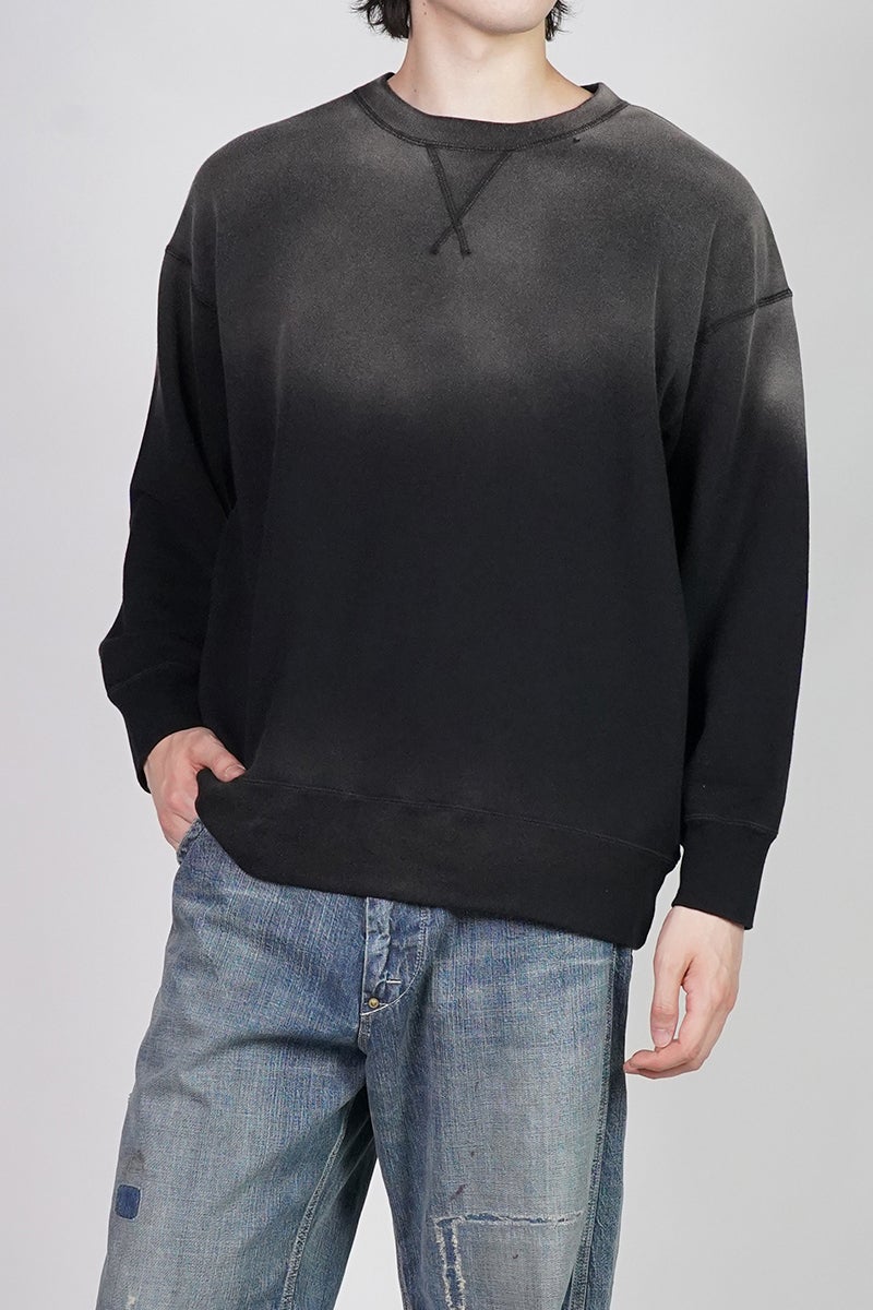 Porter Classic(ポータークラシック) H/W OHARIKO GRAFFITI PEACE COTTON CREWNECK ハンドワークお針子グラフィティピースコットンクルーネックスウェット PC-006-3996