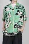 Porter Classic(ポータークラシック) DISNEY VP / PC ALOHA COLLECTION ALOHA SHIRT / MICKEY & GUITAR ディズニーヴィンテージポスター ポータークラシックアロハコレクション アロハシャツ ミッキー＆ギター DP-024-3965