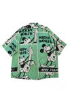 Porter Classic(ポータークラシック) DISNEY VP / PC ALOHA COLLECTION ALOHA SHIRT / MICKEY & GUITAR ディズニーヴィンテージポスター ポータークラシックアロハコレクション アロハシャツ ミッキー＆ギター DP-024-3965
