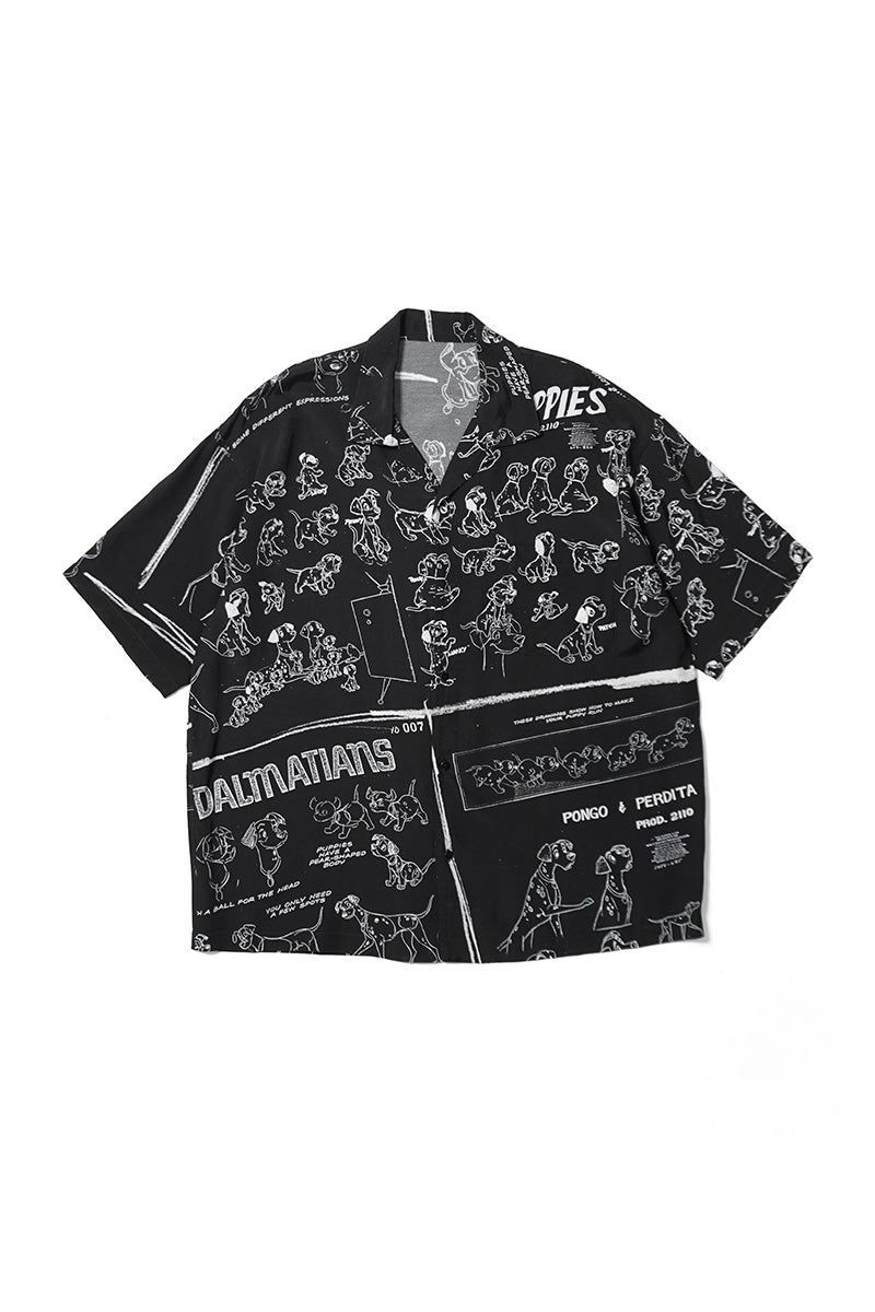 Porter Classic(ポータークラシック) DISNEY MS / PC ALOHA COLLECTION ALOHA SHIRT / 101 DALMETIANS ディズニーヴィンテージモデルシート ポータークラシックアロハコレクション アロハシャツ 101匹わんちゃん DP-024-3966
