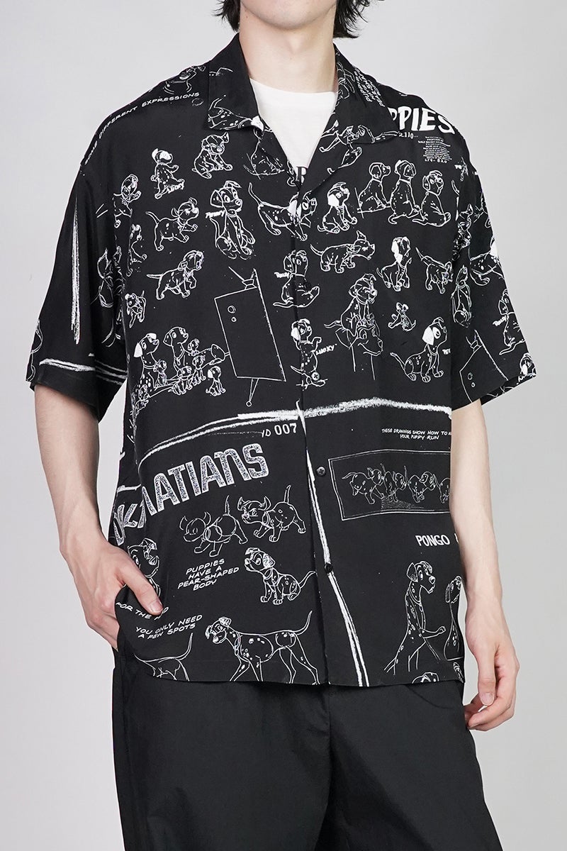 Porter Classic(ポータークラシック) DISNEY MS / PC ALOHA COLLECTION ALOHA SHIRT / 101 DALMETIANS ディズニーヴィンテージモデルシート ポータークラシックアロハコレクション アロハシャツ 101匹わんちゃん DP-024-3966