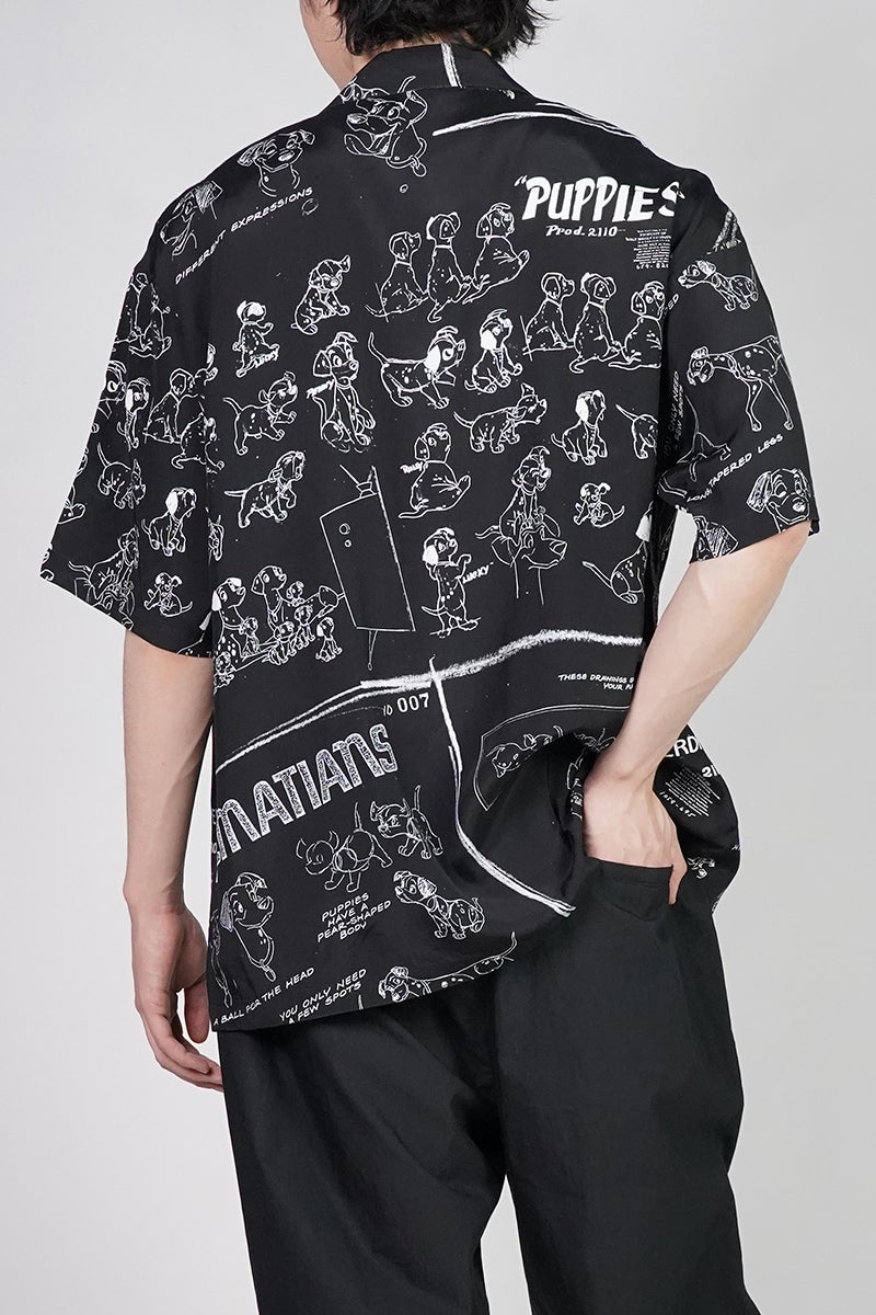 Porter Classic(ポータークラシック) DISNEY MS / PC ALOHA COLLECTION ALOHA SHIRT / 101 DALMETIANS ディズニーヴィンテージモデルシート ポータークラシックアロハコレクション アロハシャツ 101匹わんちゃん DP-024-3966
