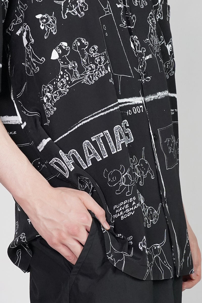 Porter Classic(ポータークラシック) DISNEY MS / PC ALOHA COLLECTION ALOHA SHIRT / 101 DALMETIANS ディズニーヴィンテージモデルシート ポータークラシックアロハコレクション アロハシャツ 101匹わんちゃん DP-024-3966