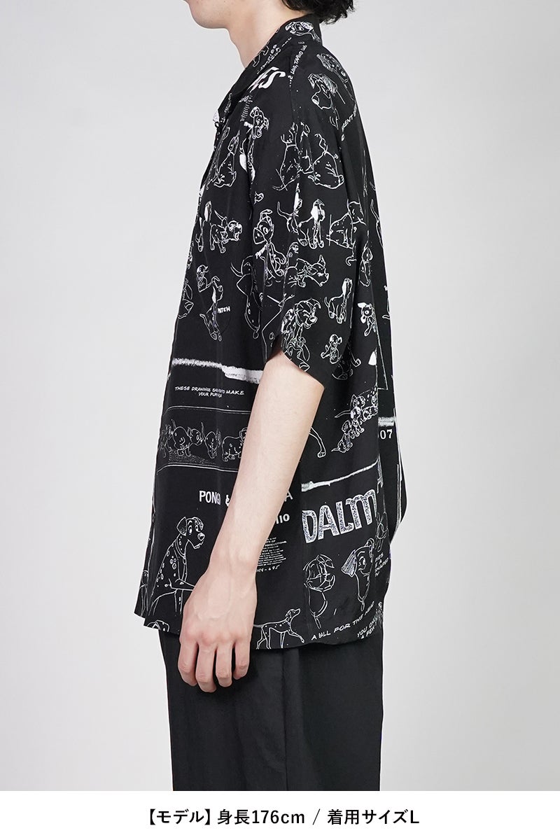 Porter Classic(ポータークラシック) DISNEY MS / PC ALOHA COLLECTION ALOHA SHIRT / 101 DALMETIANS ディズニーヴィンテージモデルシート ポータークラシックアロハコレクション アロハシャツ 101匹わんちゃん DP-024-3966
