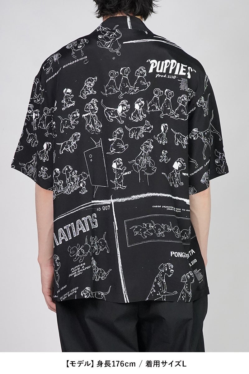 Porter Classic(ポータークラシック) DISNEY MS / PC ALOHA COLLECTION ALOHA SHIRT / 101 DALMETIANS ディズニーヴィンテージモデルシート ポータークラシックアロハコレクション アロハシャツ 101匹わんちゃん DP-024-3966