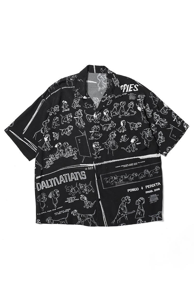 Porter Classic(ポータークラシック) DISNEY MS / PC ALOHA COLLECTION ALOHA SHIRT / 101 DALMETIANS ディズニーヴィンテージモデルシート ポータークラシックアロハコレクション アロハシャツ 101匹わんちゃん DP-024-3966