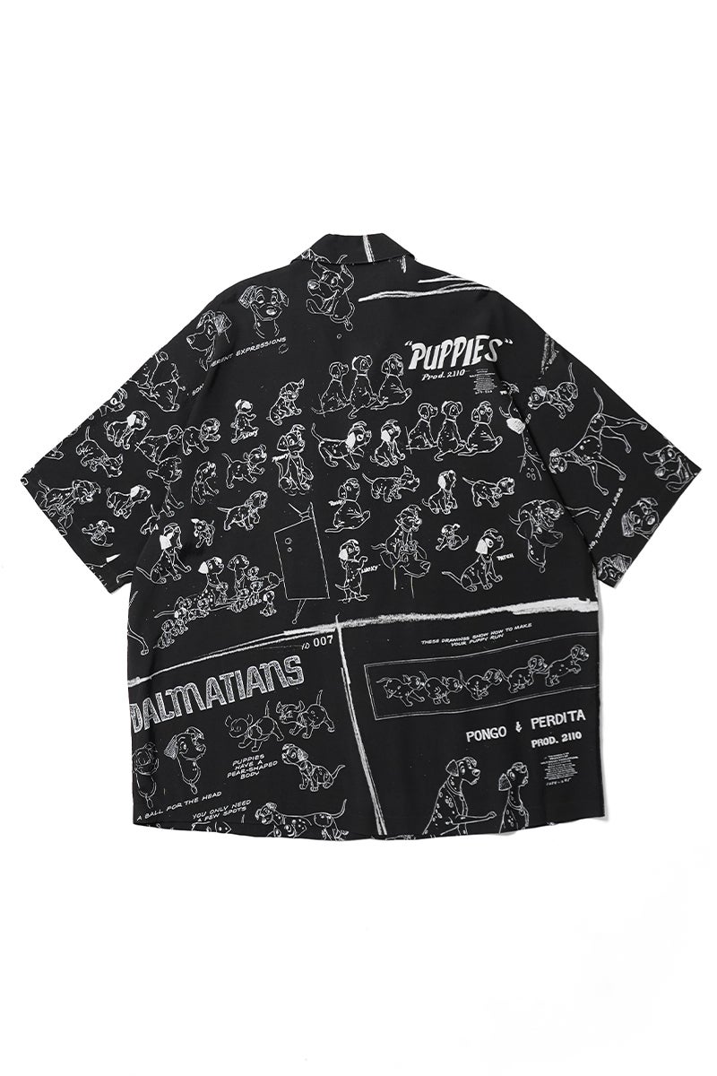 Porter Classic(ポータークラシック) DISNEY MS / PC ALOHA COLLECTION ALOHA SHIRT / 101 DALMETIANS ディズニーヴィンテージモデルシート ポータークラシックアロハコレクション アロハシャツ 101匹わんちゃん DP-024-3966