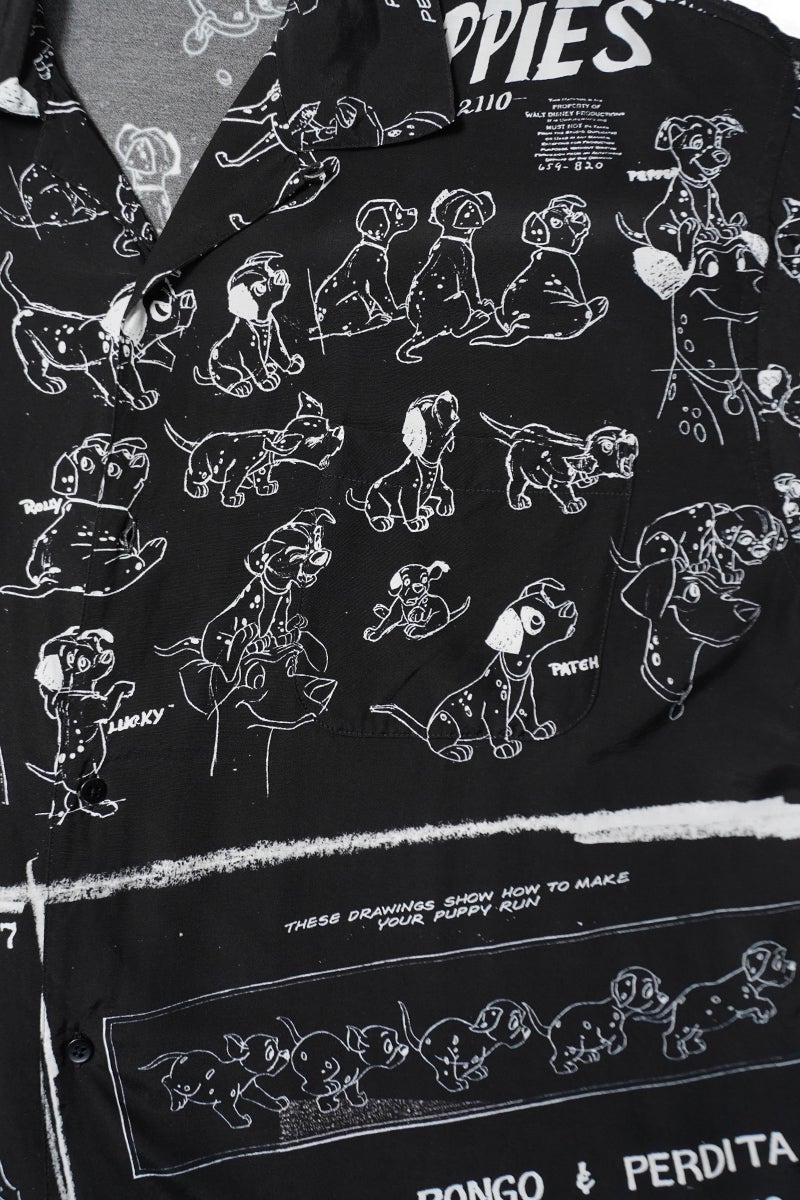 Porter Classic(ポータークラシック) DISNEY MS / PC ALOHA COLLECTION ALOHA SHIRT / 101 DALMETIANS ディズニーヴィンテージモデルシート ポータークラシックアロハコレクション アロハシャツ 101匹わんちゃん DP-024-3966