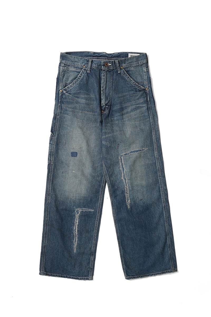 BOWWOW(バウワウ) HERITAGE DENIM PAINTER PANTS AGED ヘリテージデニムペインターパンツエイジド BW261-HDPP