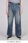 BOWWOW(バウワウ) HERITAGE DENIM PAINTER PANTS AGED ヘリテージデニムペインターパンツエイジド BW261-HDPP