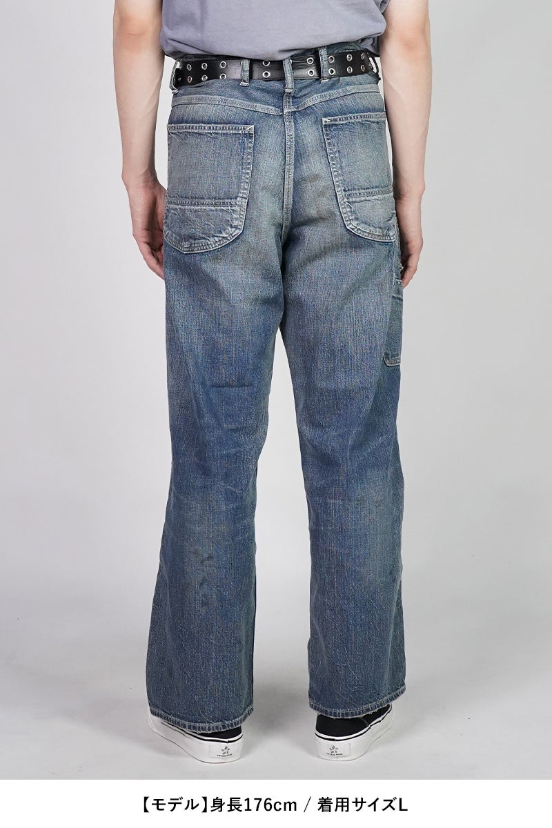 BOWWOW(バウワウ) HERITAGE DENIM PAINTER PANTS AGED ヘリテージデニムペインターパンツエイジド BW261-HDPP