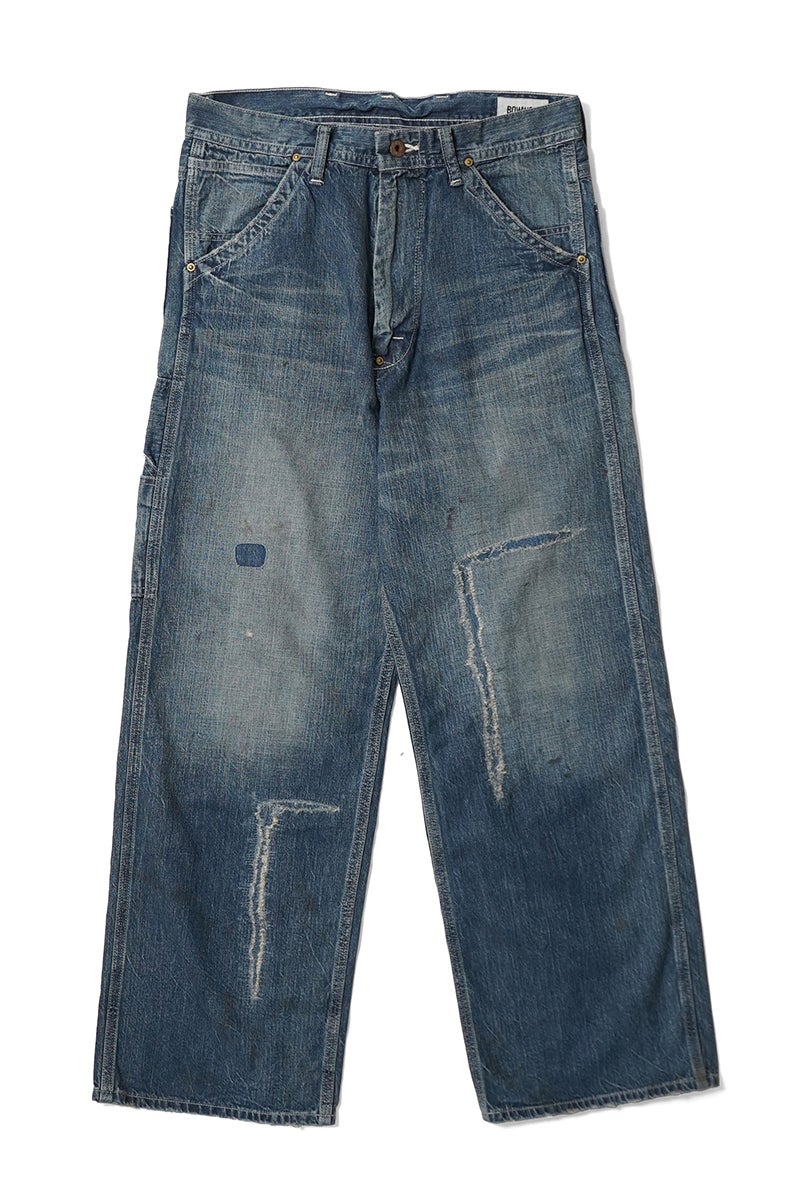 BOWWOW(バウワウ) HERITAGE DENIM PAINTER PANTS AGED ヘリテージデニムペインターパンツエイジド BW261-HDPP