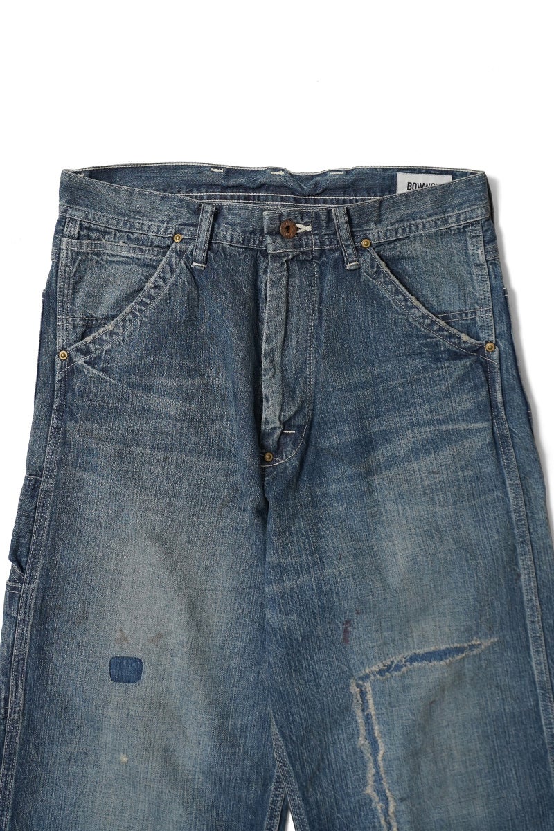 BOWWOW(バウワウ) HERITAGE DENIM PAINTER PANTS AGED ヘリテージデニムペインターパンツエイジド BW261-HDPP